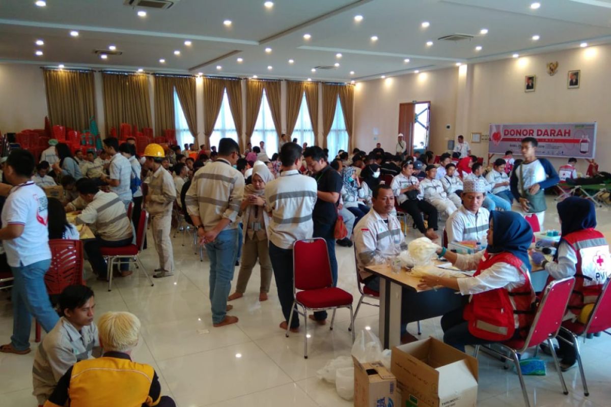 Program donor darah IMIP kumpulkan 279 kantong darah