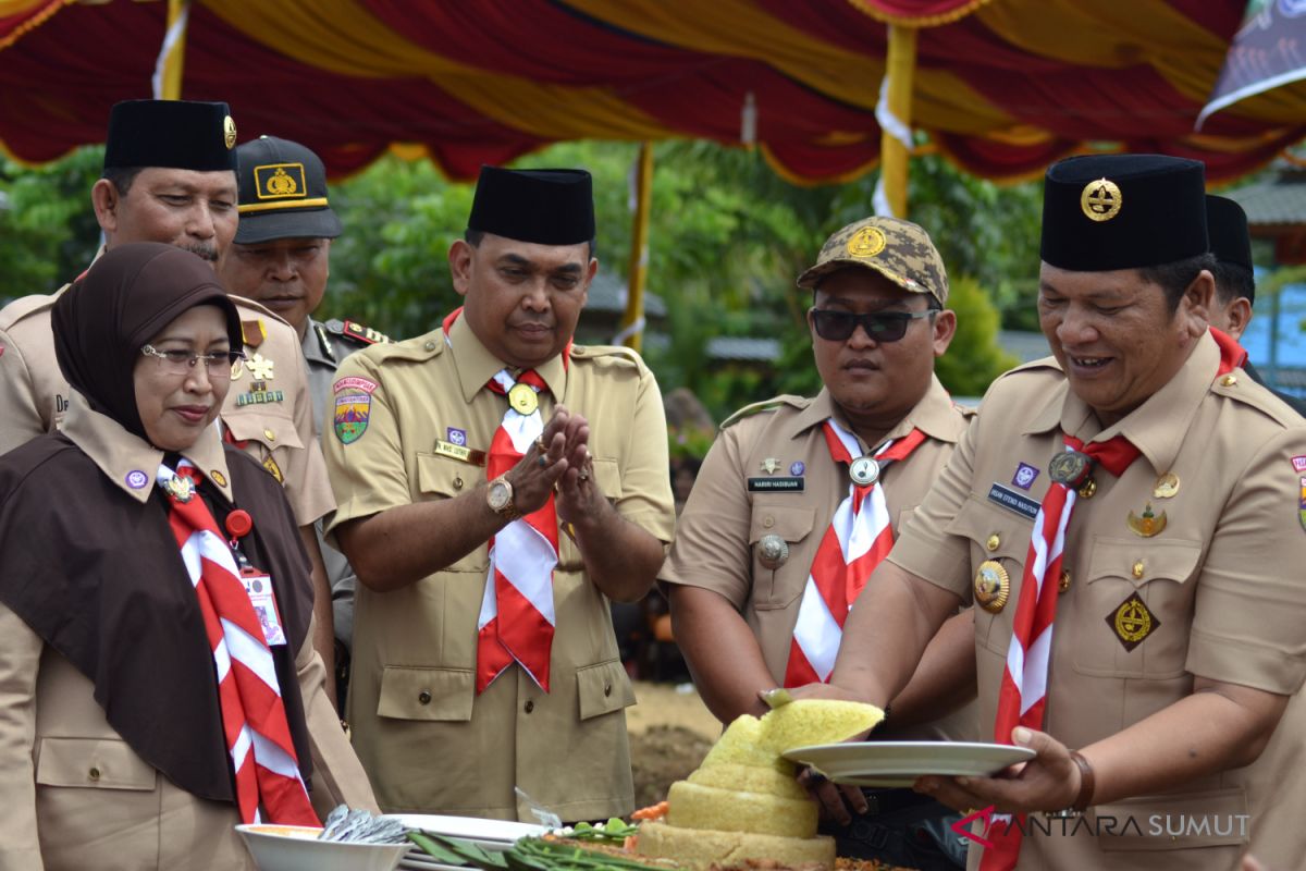 Pemkot Padangsidimpuan peringati Hari Pramuka ke 57