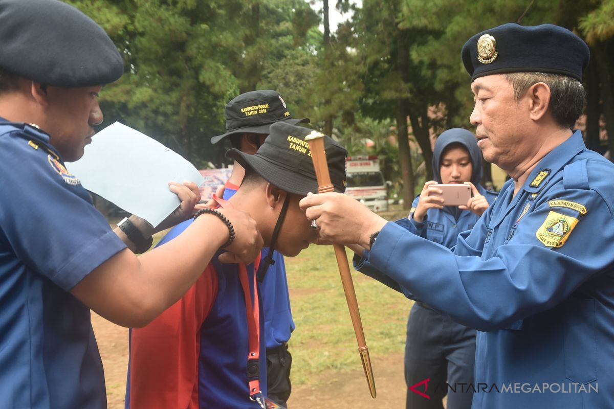 Damkar Bogor lakukan pelatihan darurat bencana kebakaran