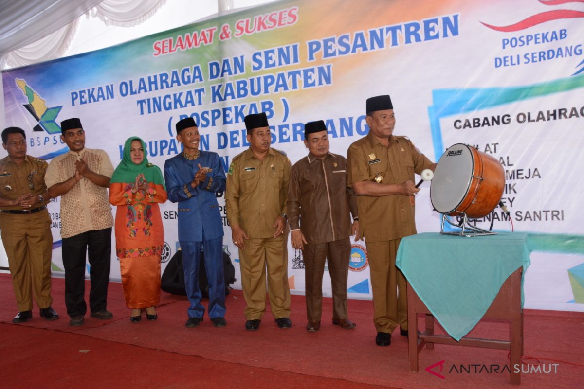 Bupati Buka Pekan Olah Raga Seni dan Pesantren