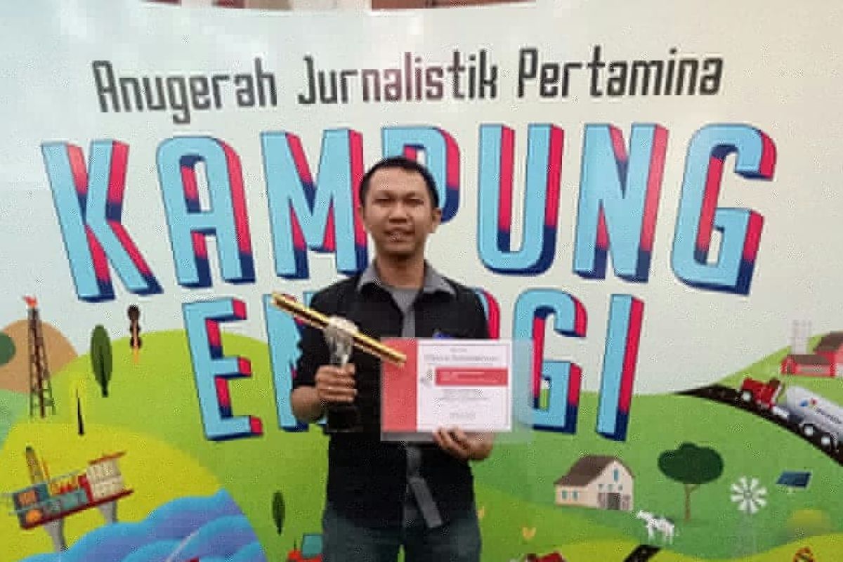 Afut Syafril jurnalis LKBN Antara sabet penghargaan Anugerah Jurnalistik Pertamina 2018