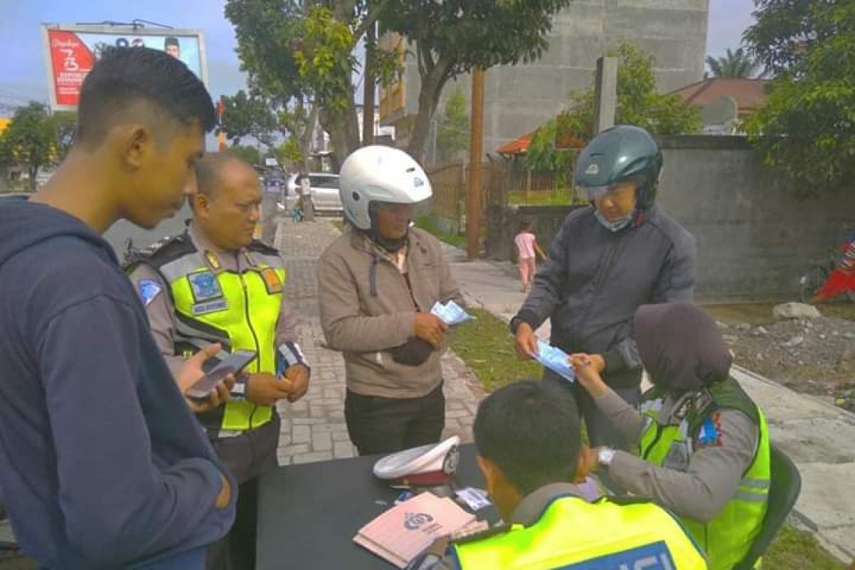 Operasi Zebra Polres Langkat tindak 2.238 pelanggar