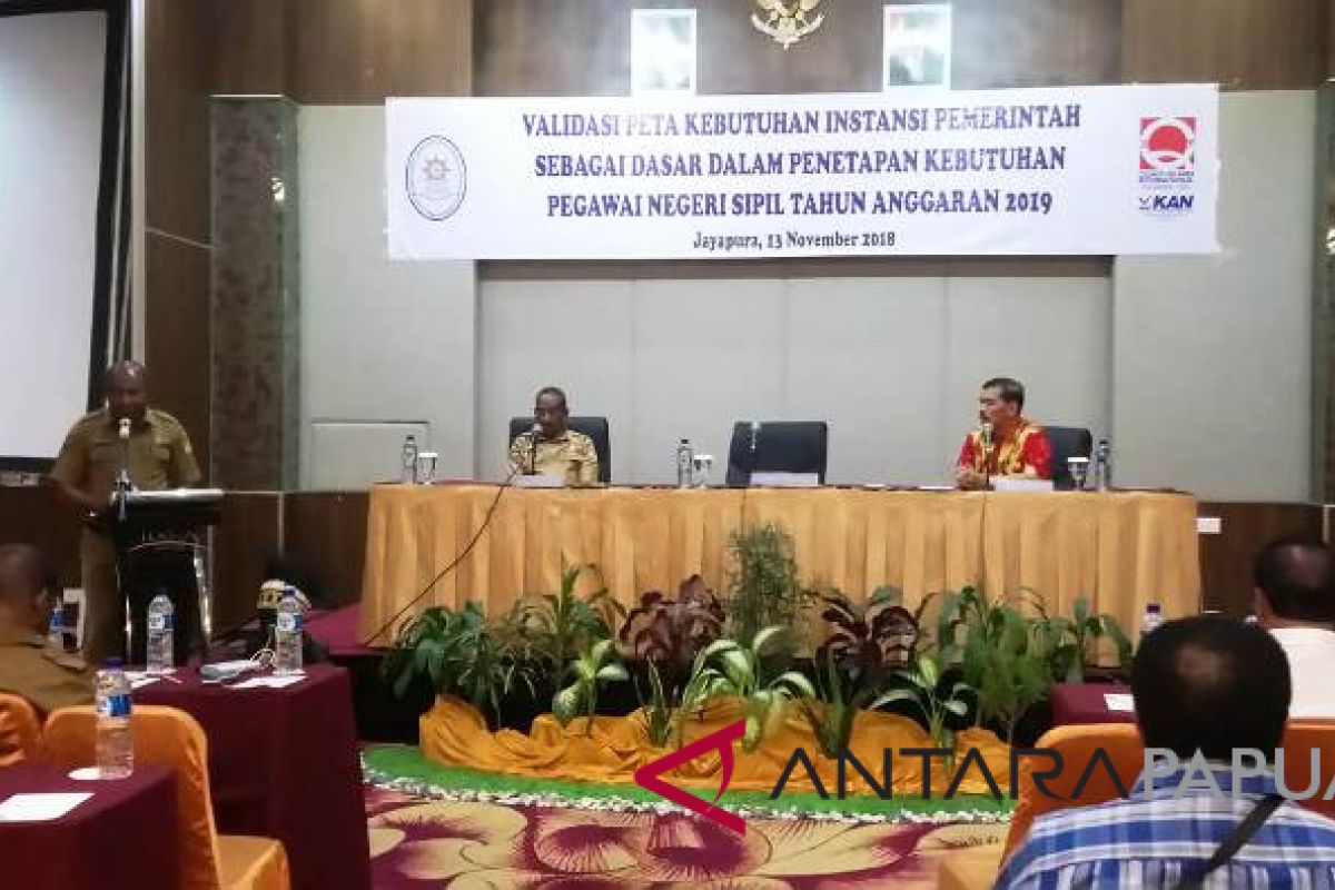 Pemprov Papua minta kabupaten/kota siapkan data valid ASN