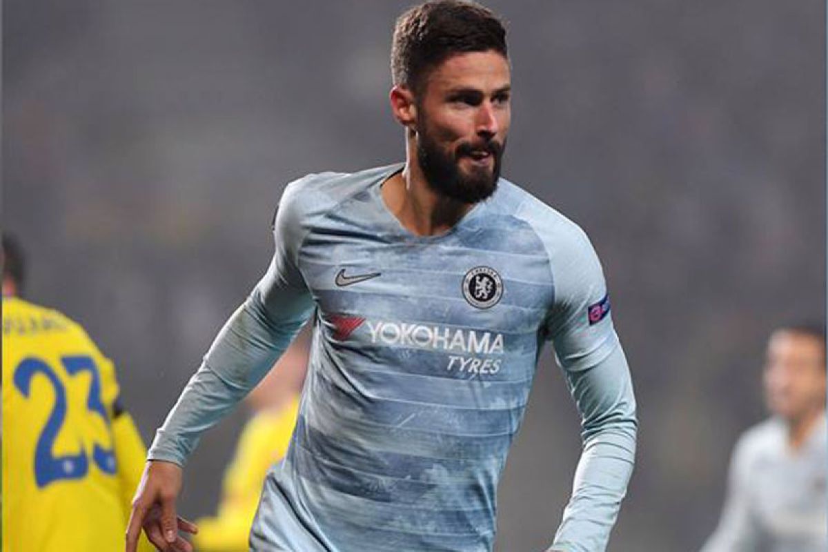 Liga Europa - Giroud sumbang dua gol saat Chelsea bekuk PAOK