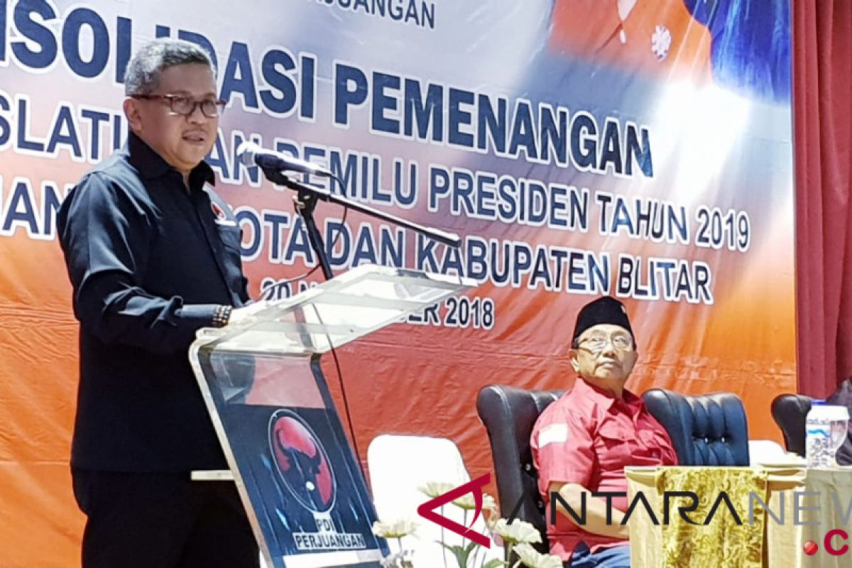 PDIP tantang kader di Blitar menangkan pemilihan presiden 2019