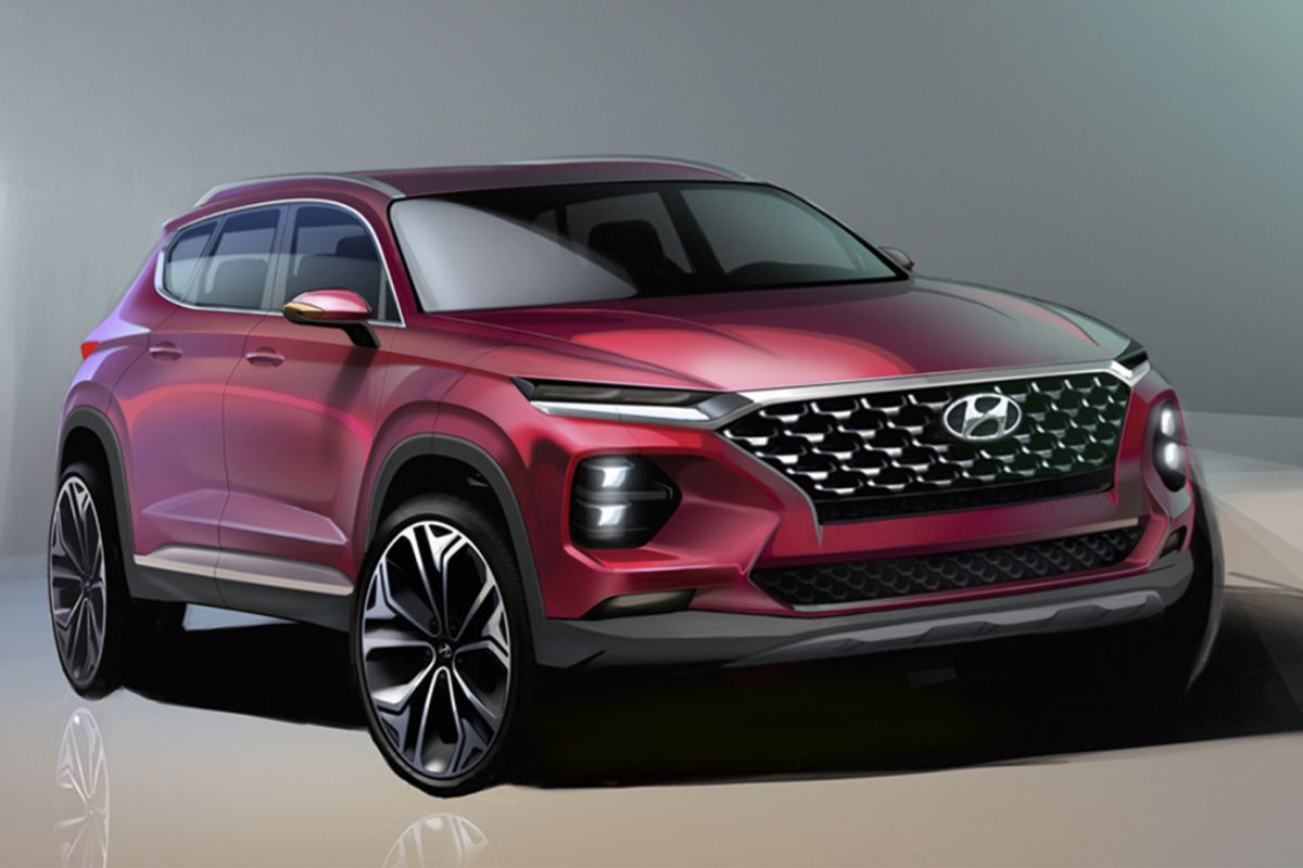 Hyundai pamerkan kendaraan sport Santa Fe dengan akses sidik jari