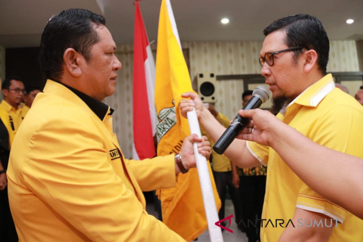Irsan Efendi Nasution dilantik menjadi Ketua Golkar Padangsidimpuan