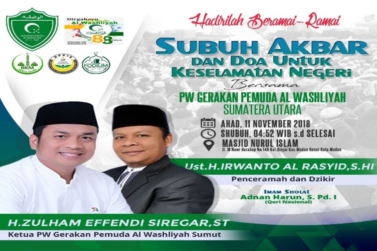 GPA Sumut gelar Subuh Akbar