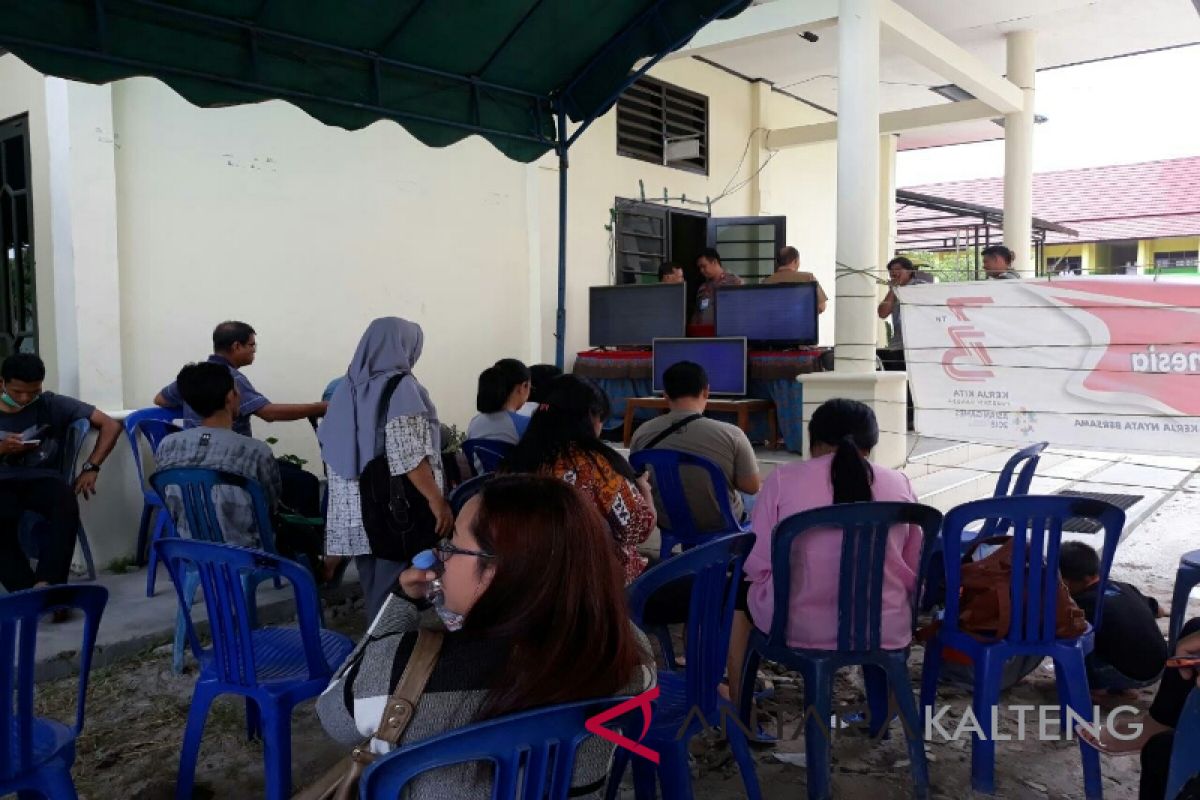 Hari kedua seleksi CPNS Gunung Mas, hanya tujuh peserta lulus