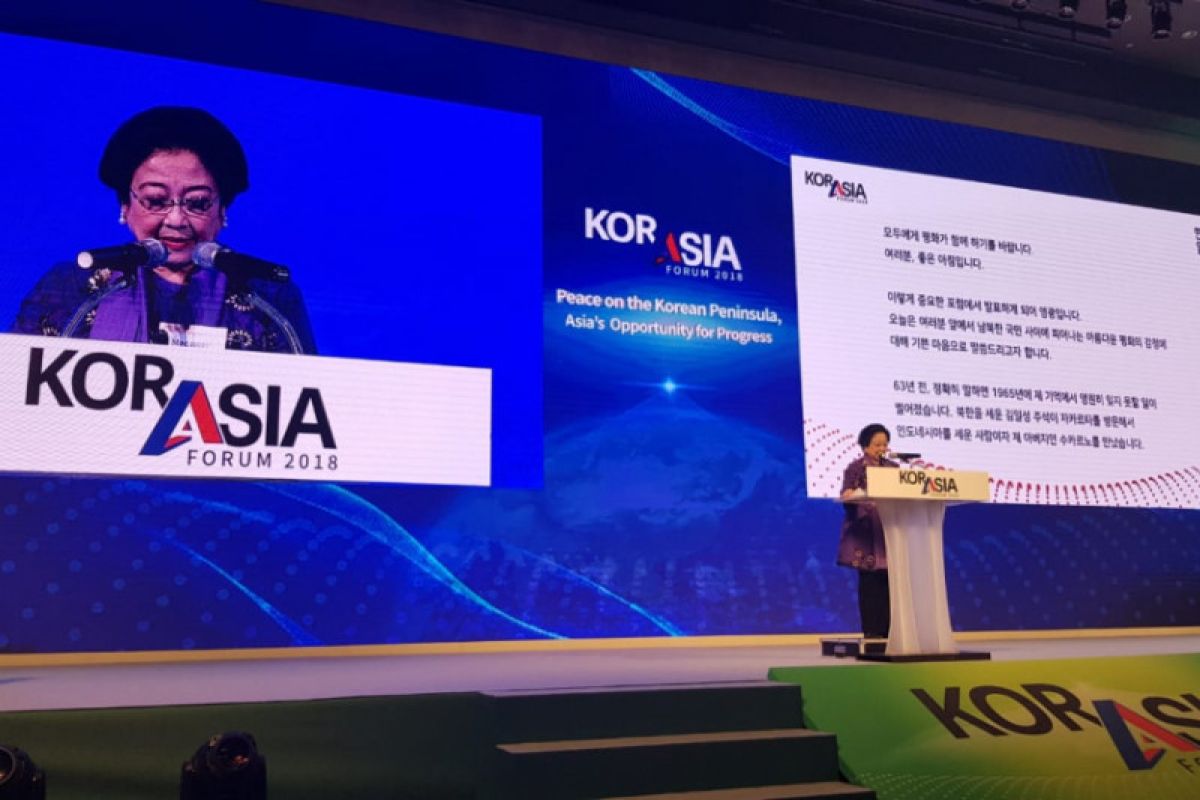 Megawati ajak seluruh negara Asia sokong reunifikasi dua Korea