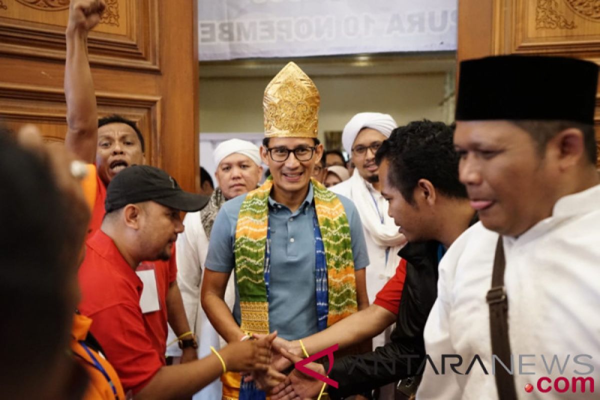 Sandiaga: survei internal kita terus menanjak