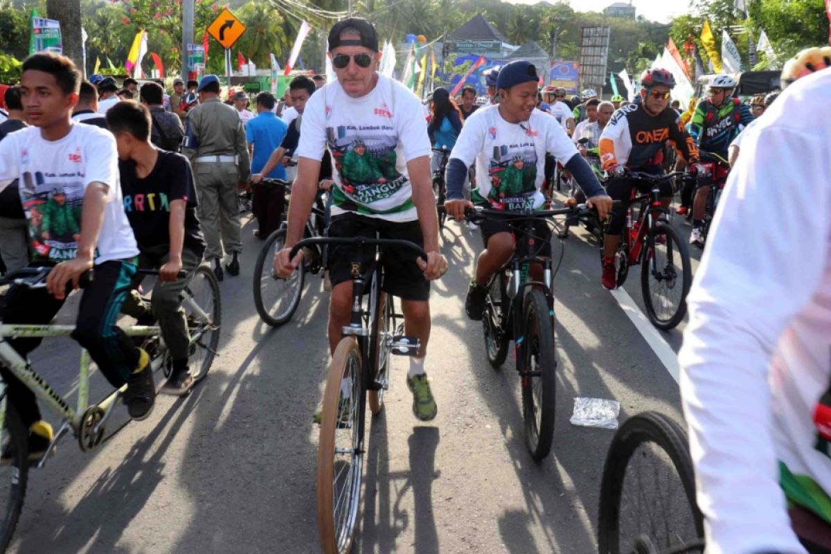 Sepeda Nusantara 2018 gaungkan Lombok Bangkit
