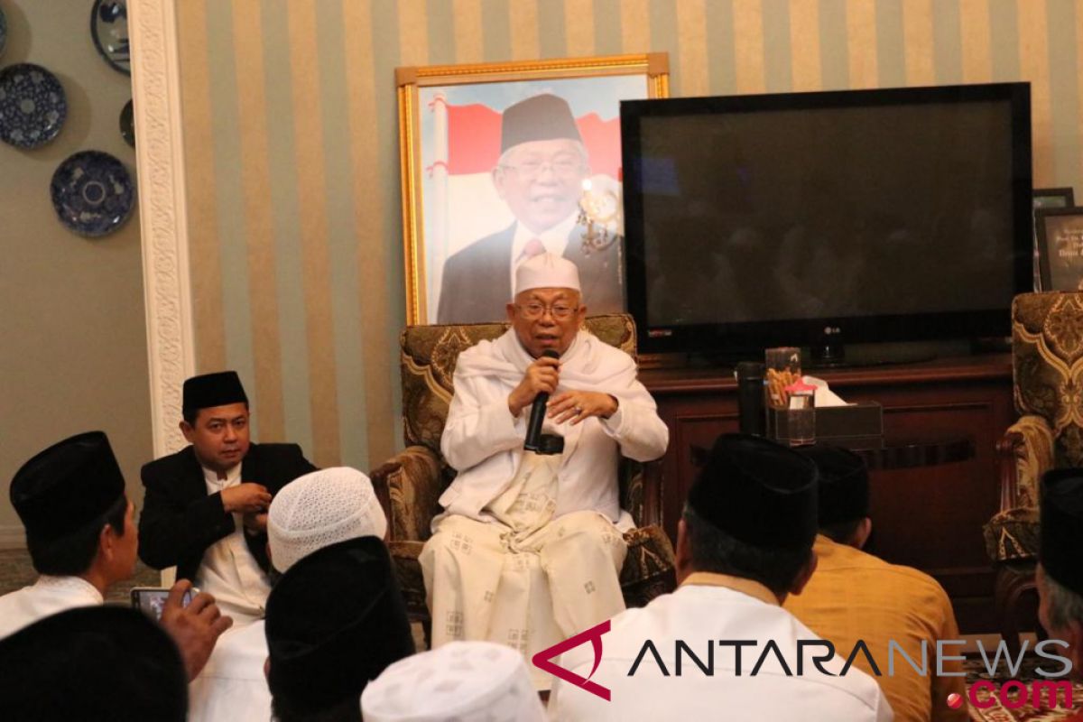 Ma'ruf Amin berdoa bangsa Indonesia dihindarkan dari segala bencana