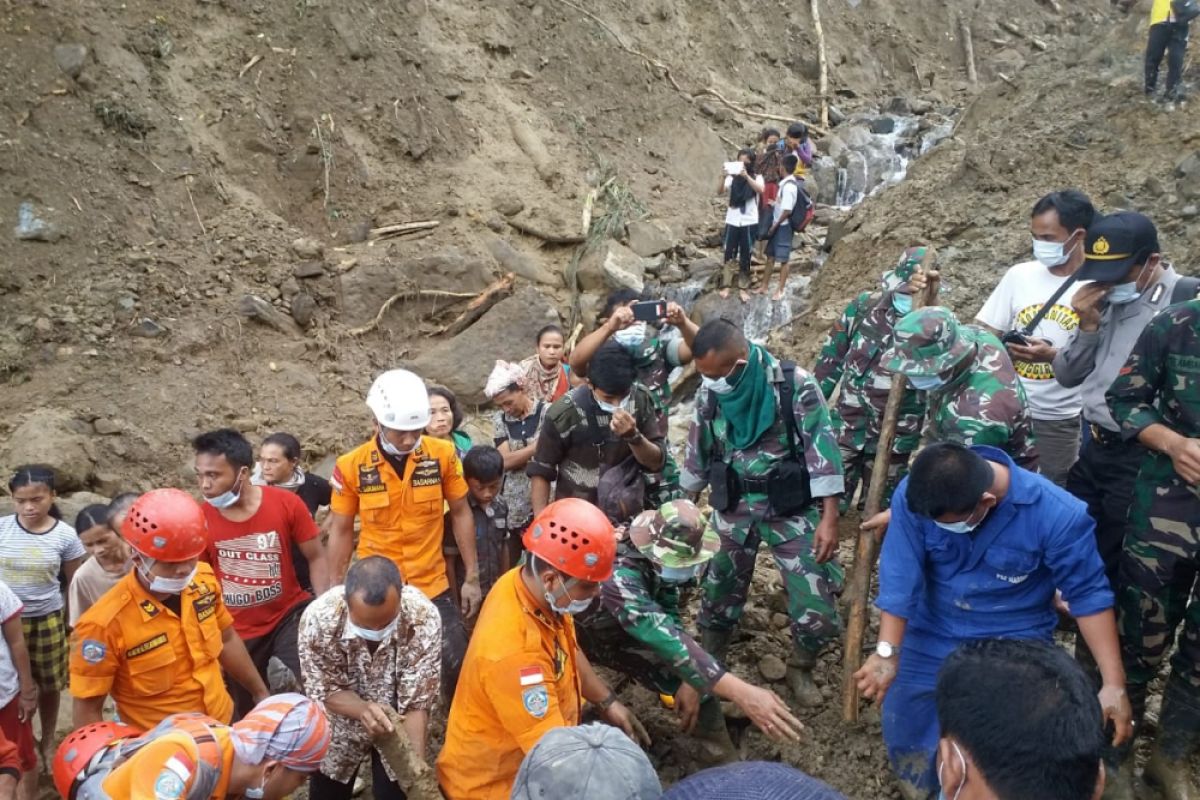 Korban keempat longsor Nias Selatan ditemukan