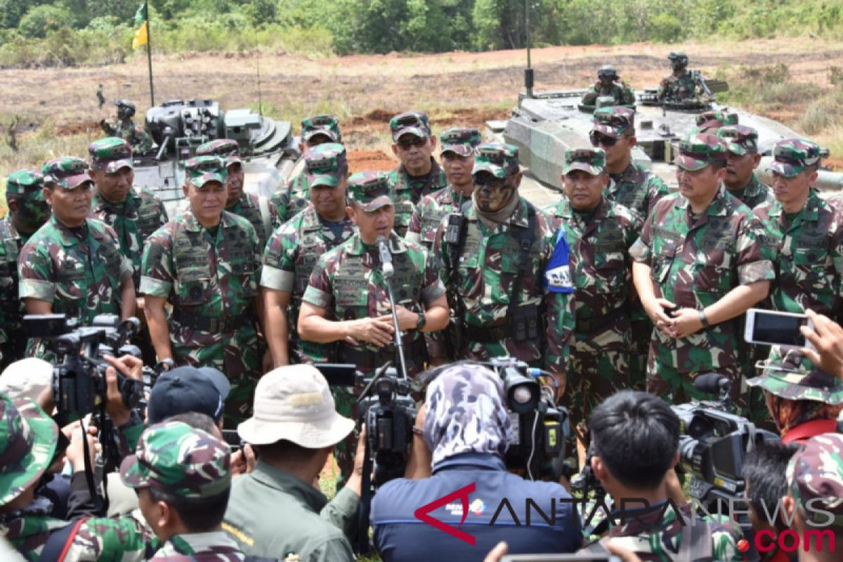 TNI AD tingkatkan akumulasi kemampuan tempur