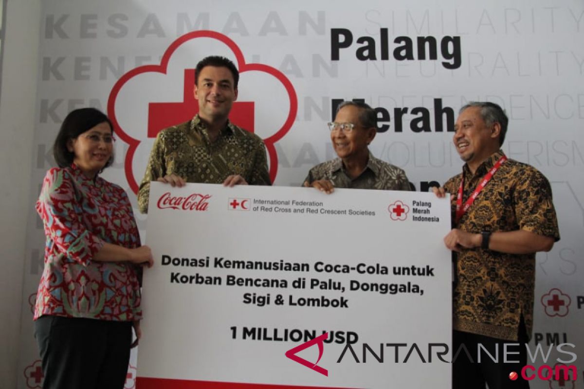 Coca-Cola serahkan bantuan melalui IFRC dan PMI