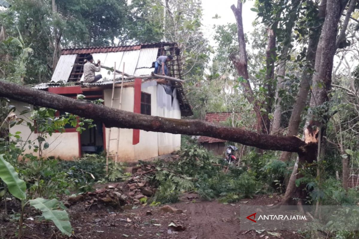 Ratusan Rumah di Situbondo Rusak Diterjang Angin Puting Beliung