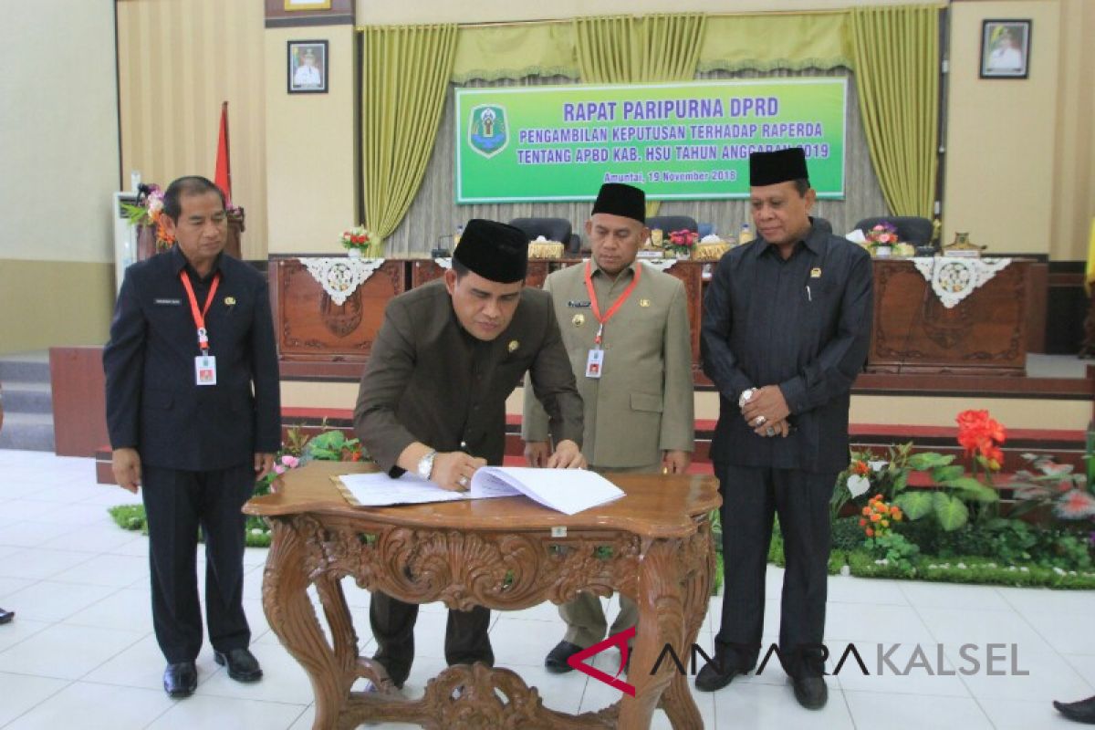 Dewan dan Pemkab Sepakati RAPBD 2019