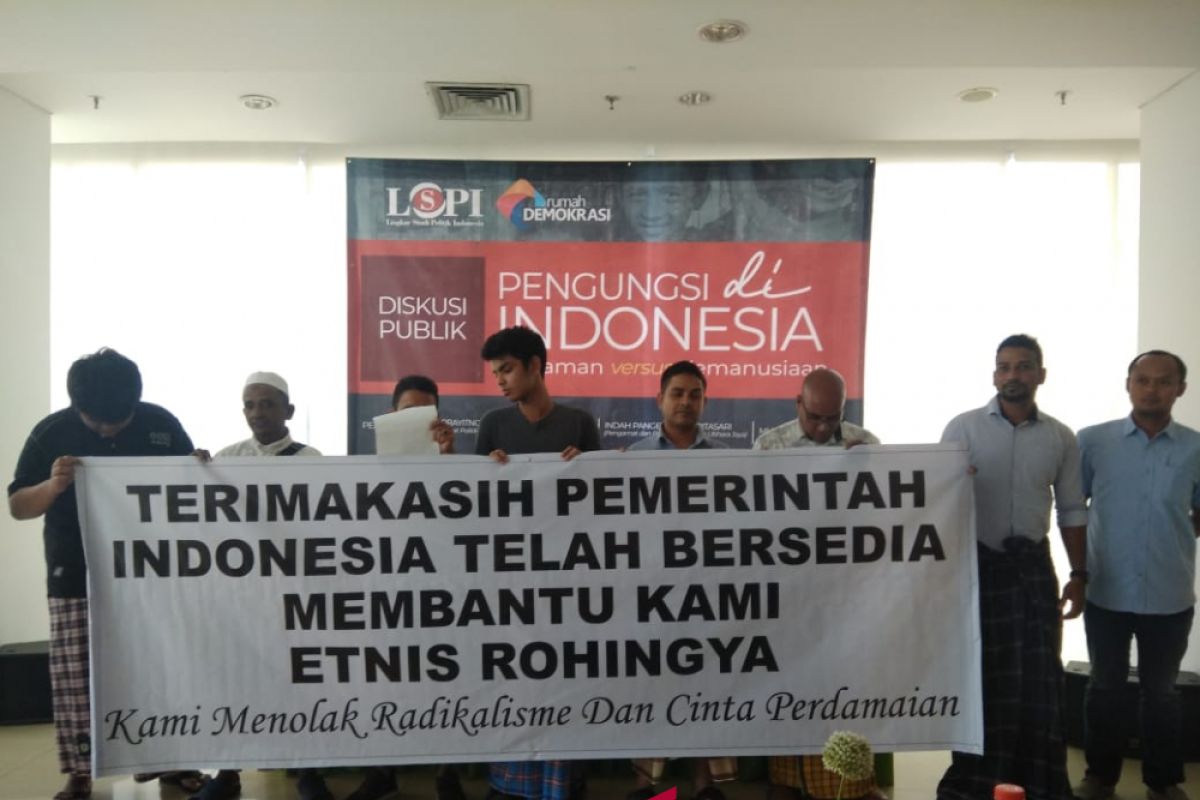 Pengungsi Rohingya ucapkan terima kasih kepada Indonesia