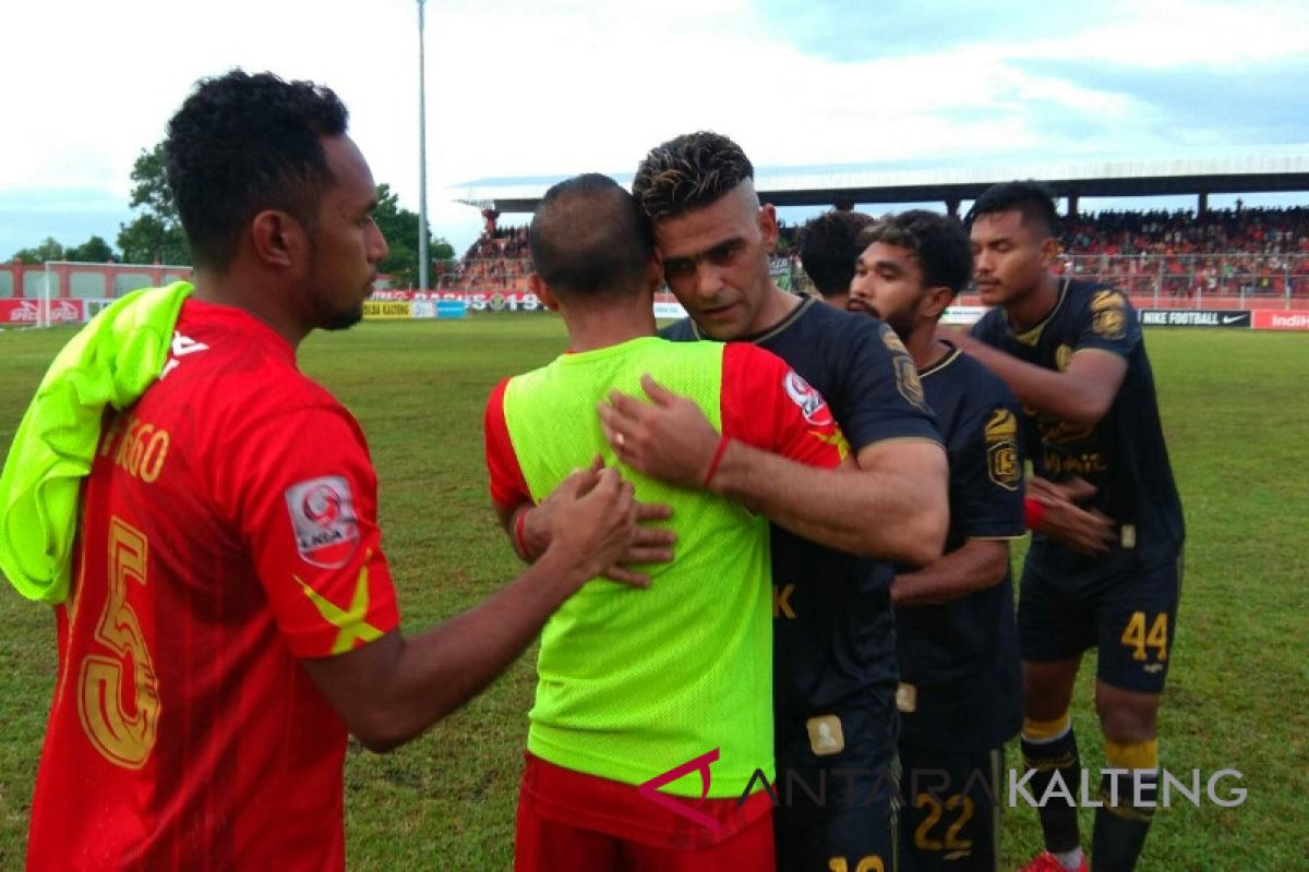 Kalteng Putra dipaksa bermain tanpa gol lawan Sleman