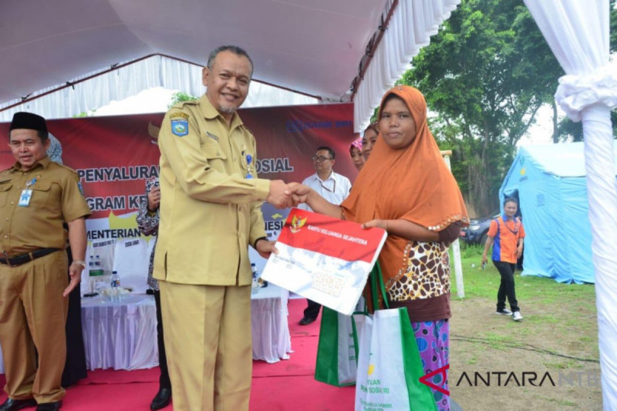 350 KPM di Lombok Barat terima PKH Kemensos