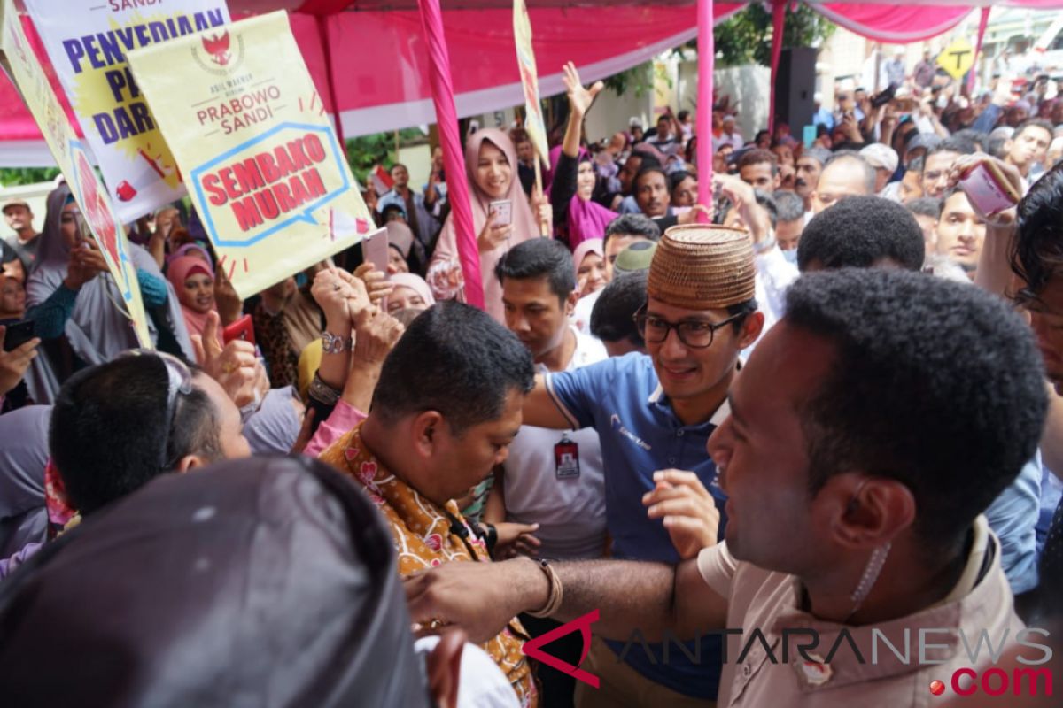 Sandiaga berkomitmen memperbaiki kualitas dan kesejahteraan masyarakat