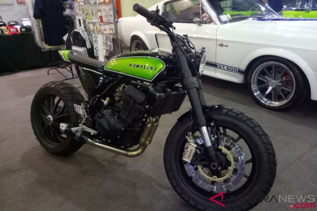 Kawasaki Ninja 250 bergaya Scrambler curi perhatian di IMX 2018