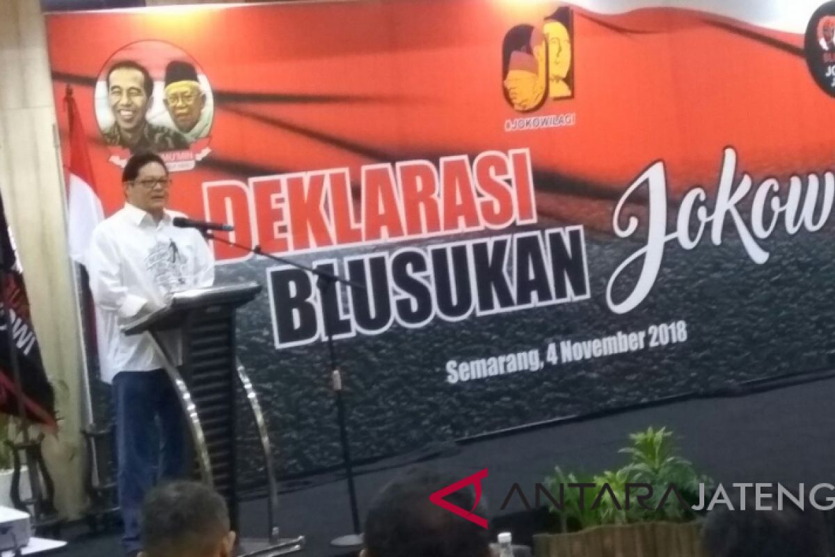 Sukarelawan diminta manfaatkan posko blusukan menangkan Jokowi-Ma'ruf