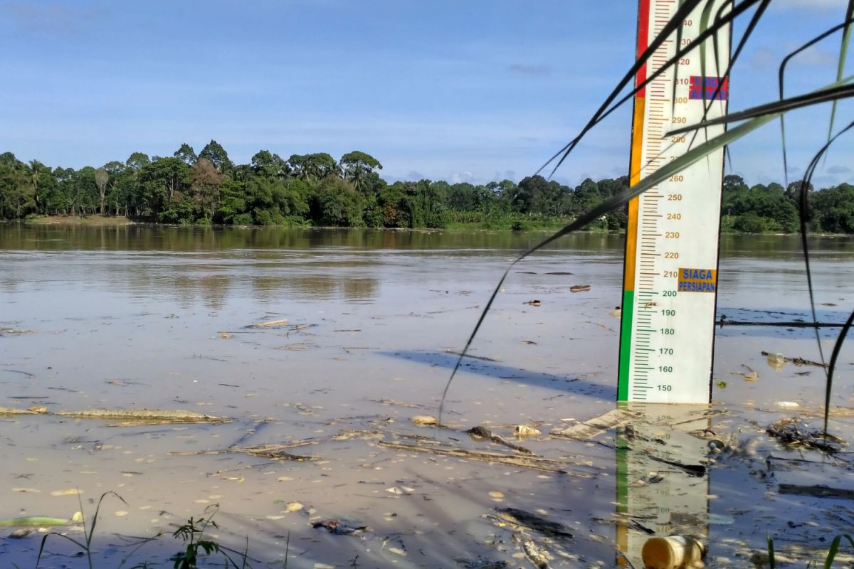 Ketinggian muka air Sungai Batanghari meningkat