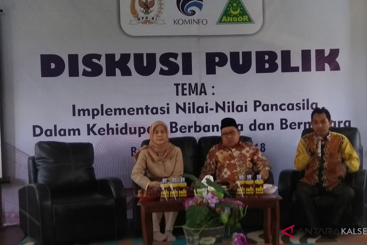 Kominfo dan DPR RI sosialisasi implementasi nilai-nilai pancasila di HST