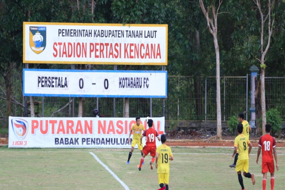 Persetala menangi pertandingan melawan Kotabaru FC