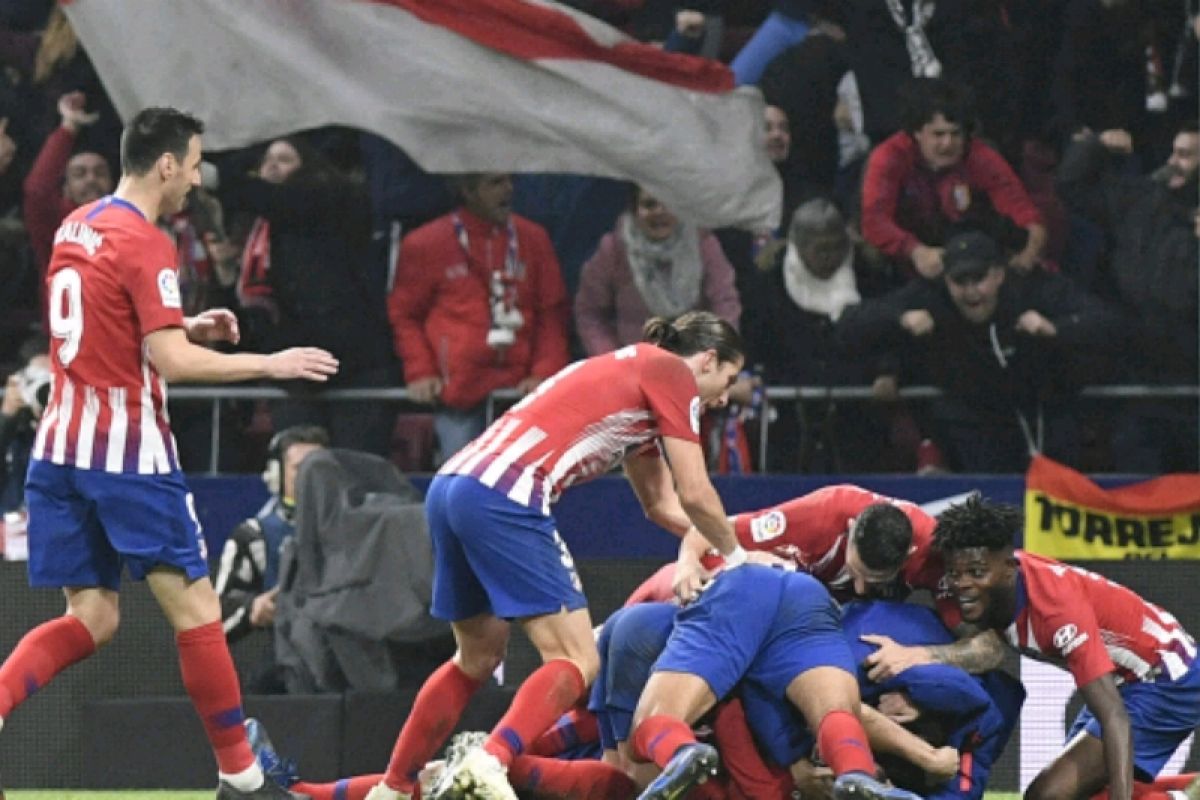 Atletico Madrid menang dramatis 3-2 Athletic Bilbao