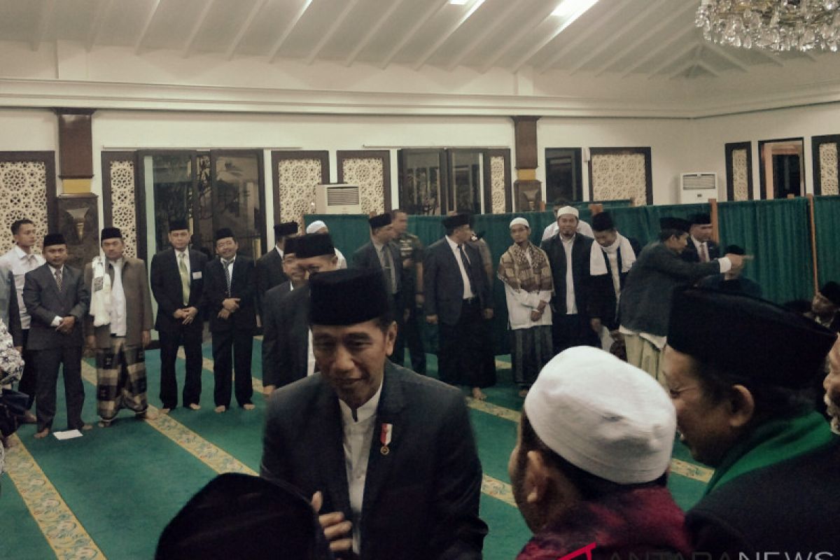 Presiden silaturahim dengan perwakilan ulama Bogor