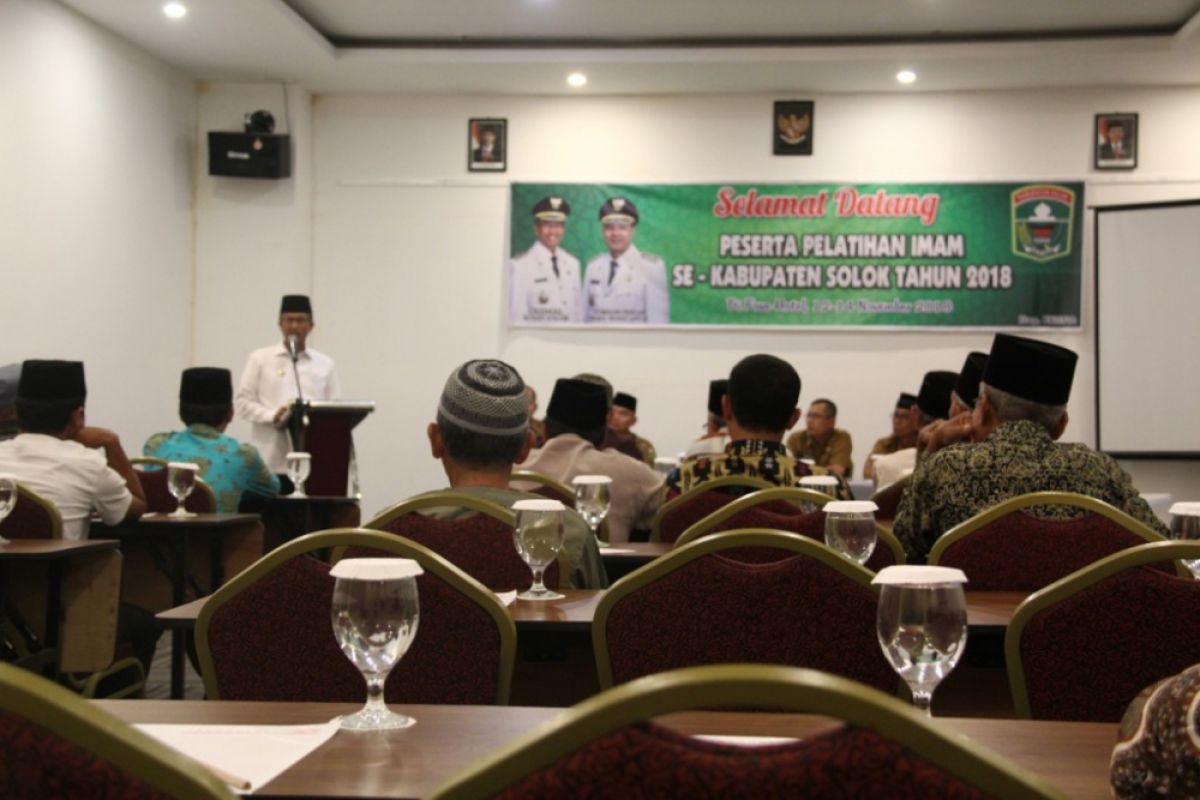 Bupati Solok harapkan pelatihan imam masjid digelar berkelanjutan