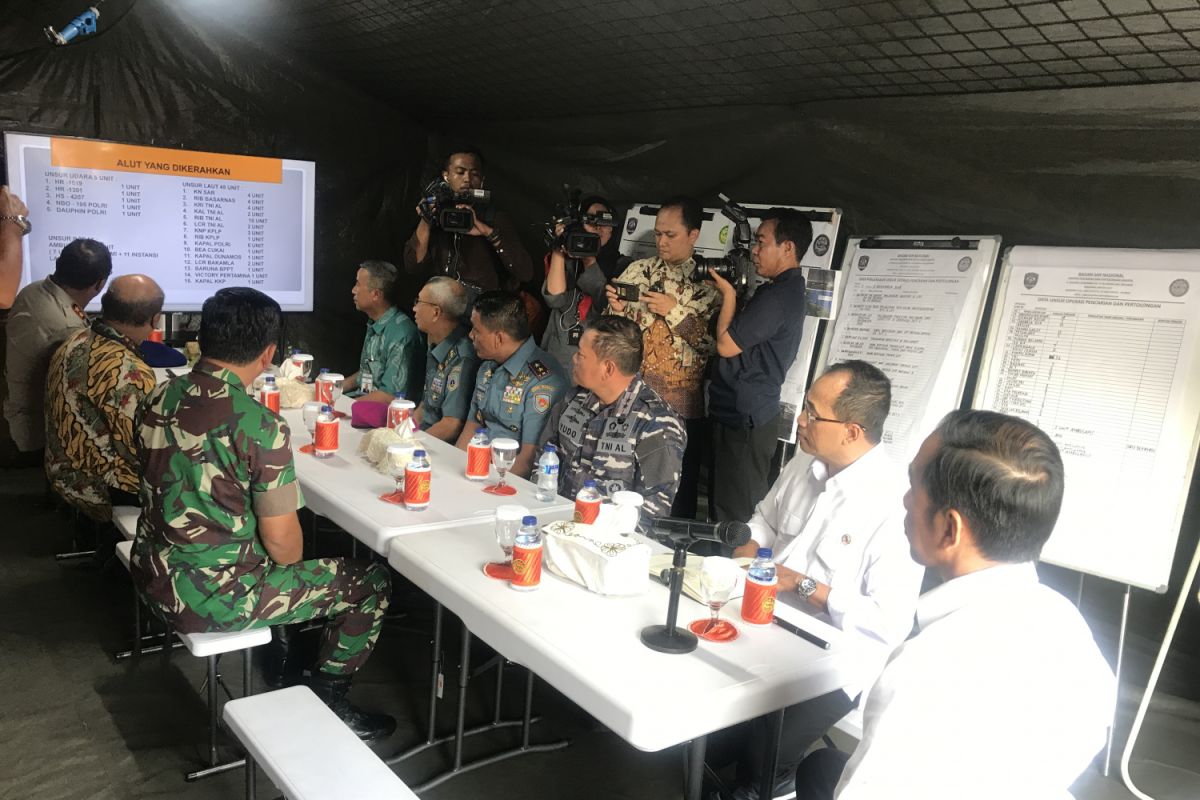 Presiden kembali kunjungi posko evakuasi Lion Air