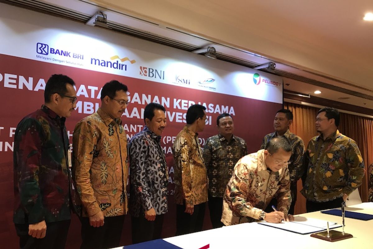 Bank Mandiri kucurkan Rp440 miliar untuk Pelindo 1