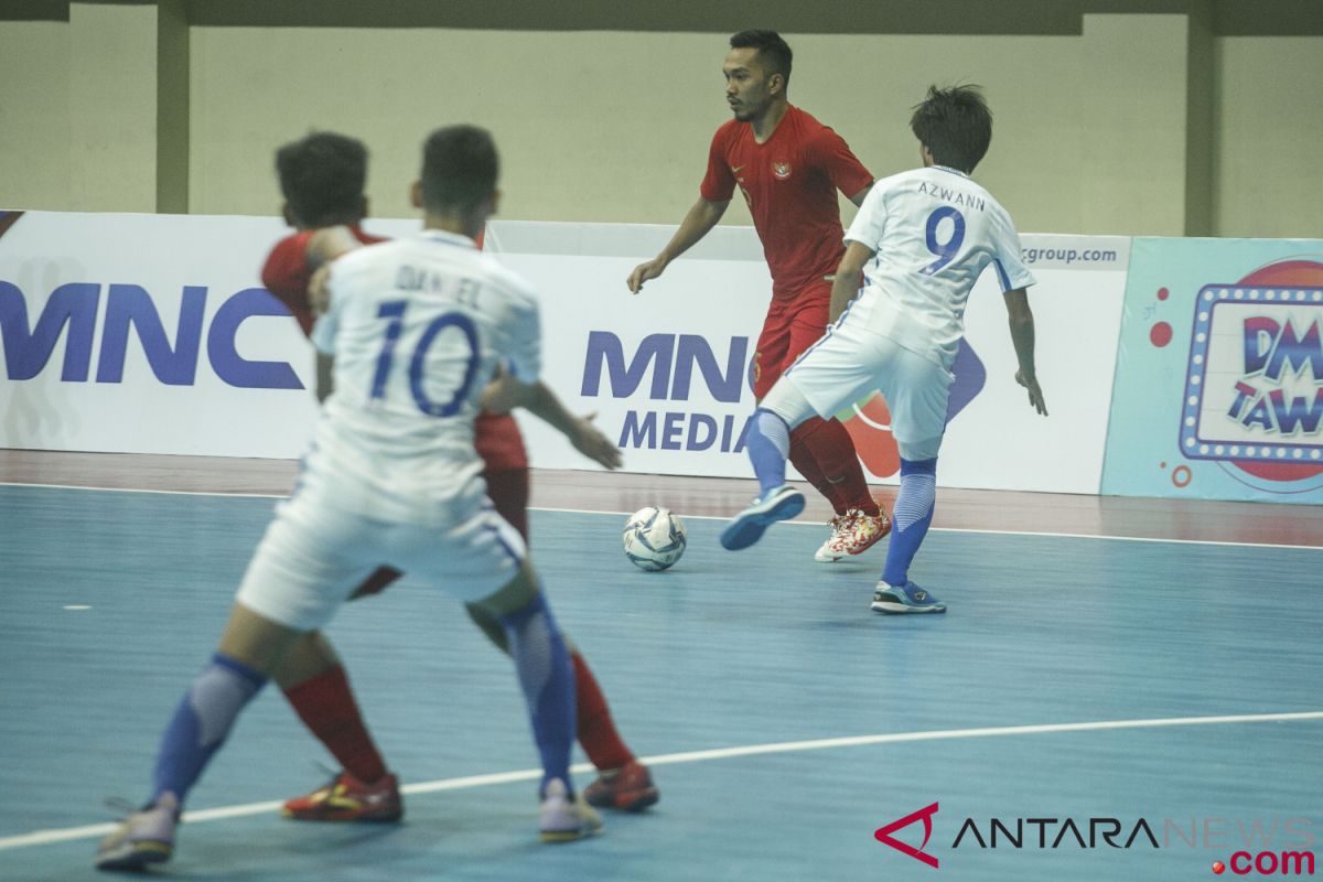 Tim futsal Indonesia kalah 5-7 lawan Malaysia