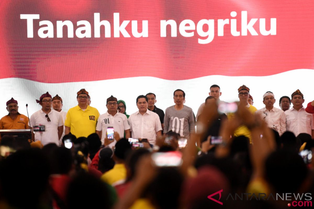 Jokowi and coalition parties evaluate campaign process