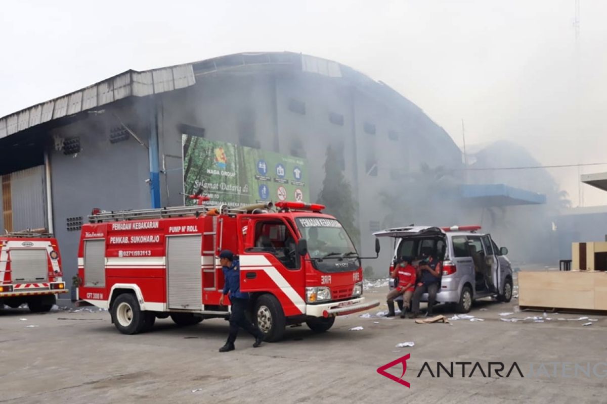 Pabrik mebel di Sukoharjo hangus terbakar