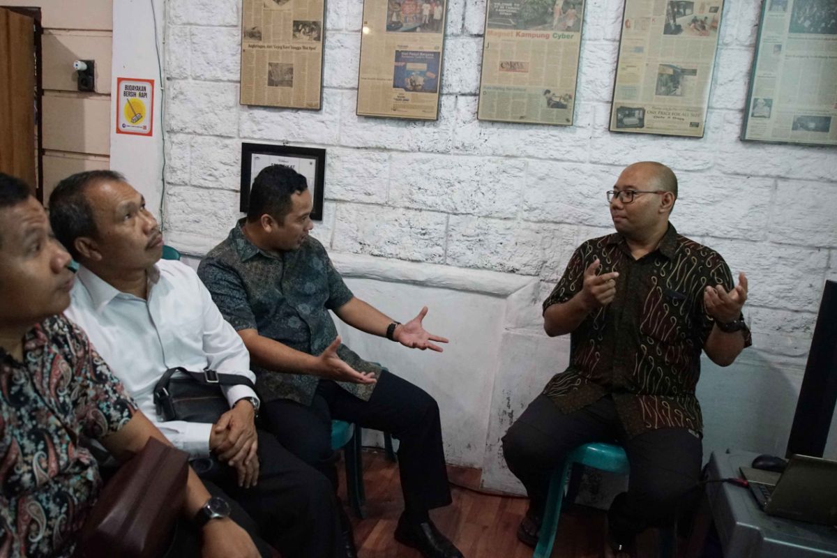 Pemkot Tangerang Tertarik Contoh Kampung Cyber Yogyakarta