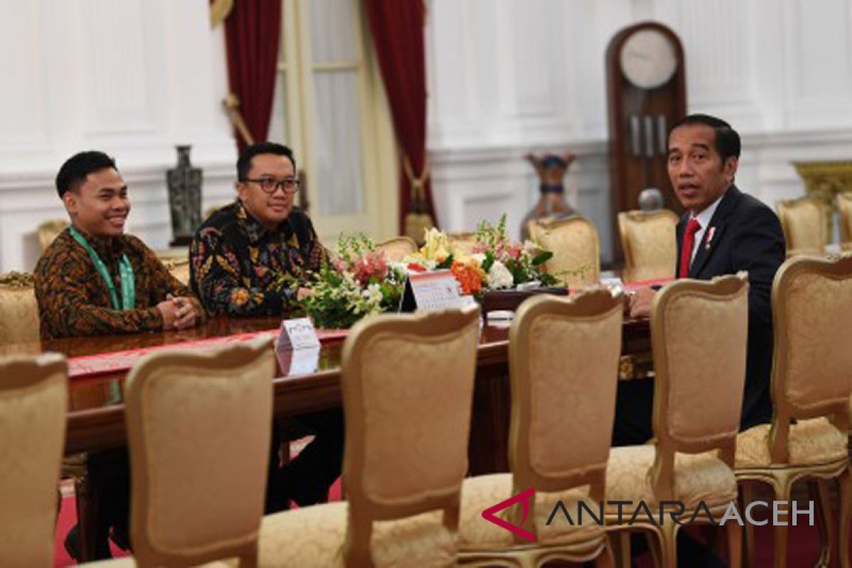 Lifter Eko dijamu Presiden Jokowi