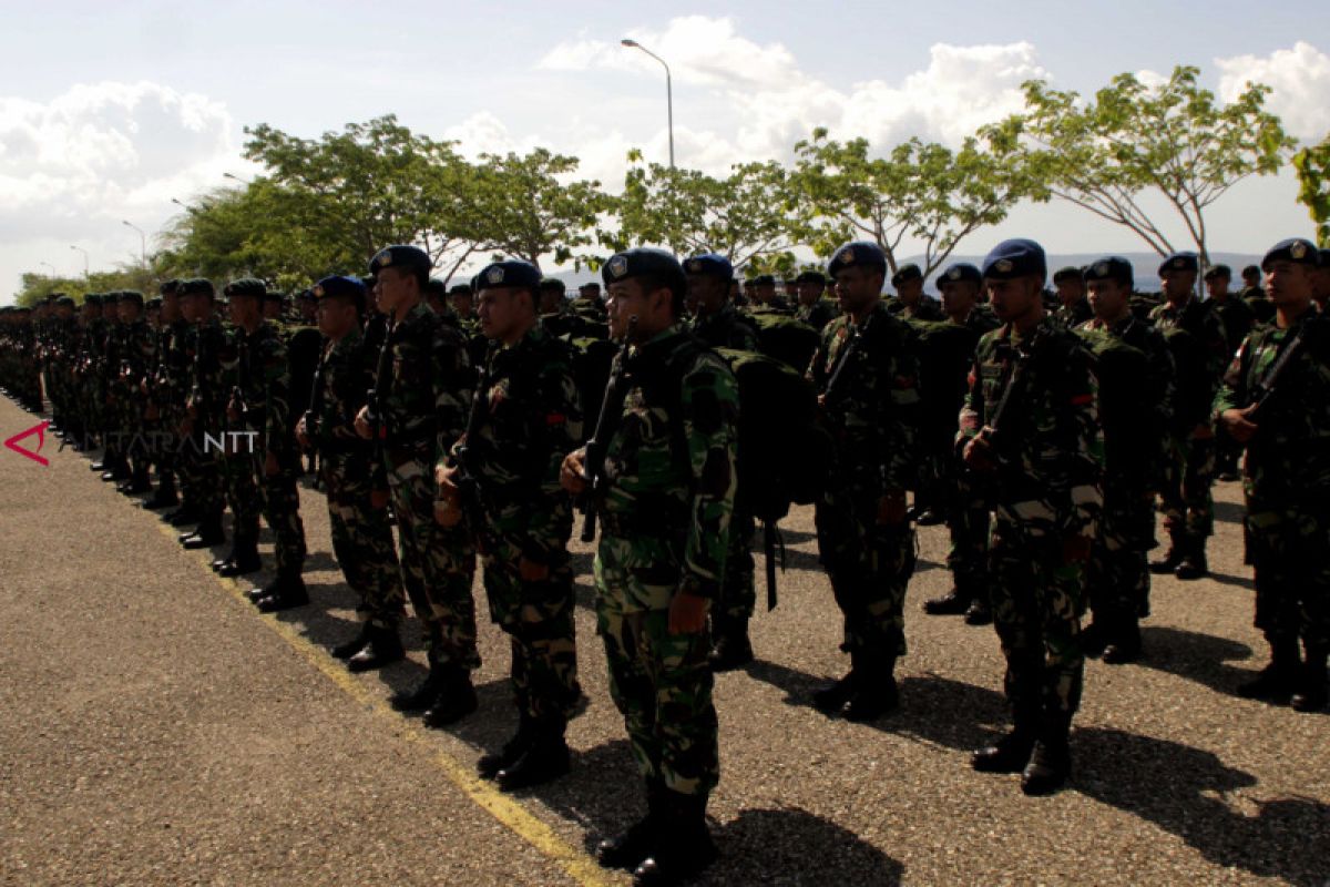 Pasukan TNI dikirim ke perbatasan RI-Timor Leste