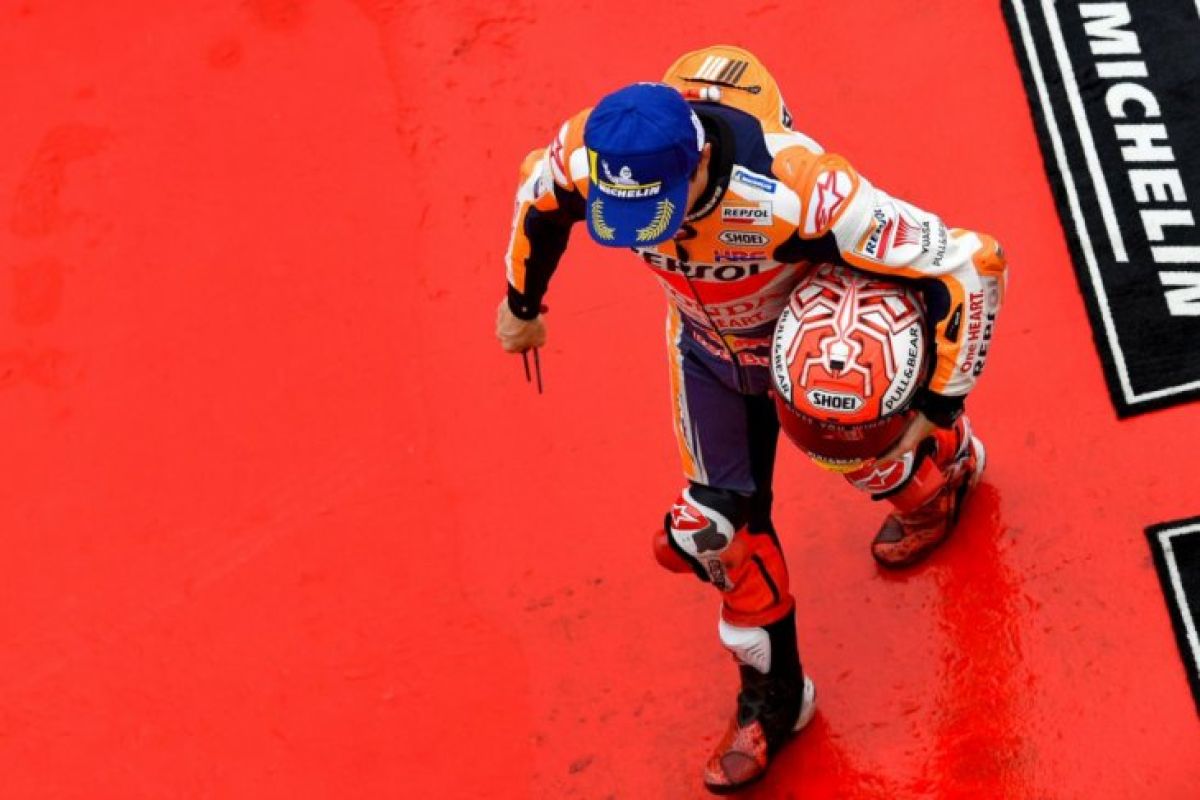 Marquez dijatuhi sanksi penurunan enam posisi di GP Malaysia