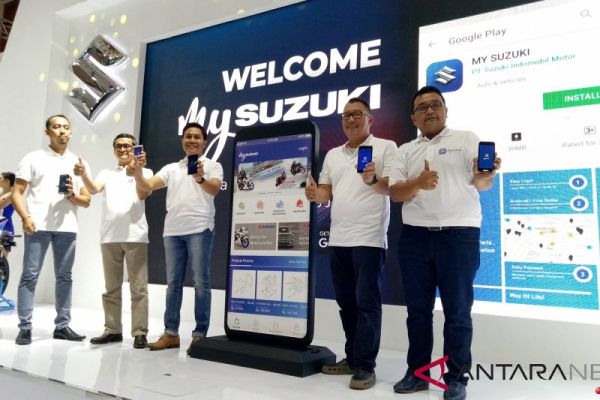 Permudah konsumen peroleh suku cadang, Suzuki luncurkan aplikasi "My Suzuki"