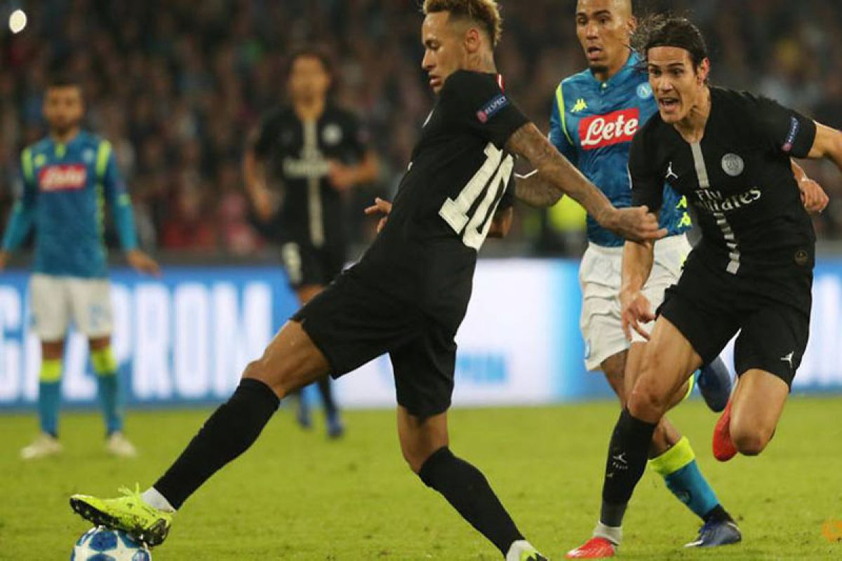 Napoli ditahan imbang 1-1 oleh PSG