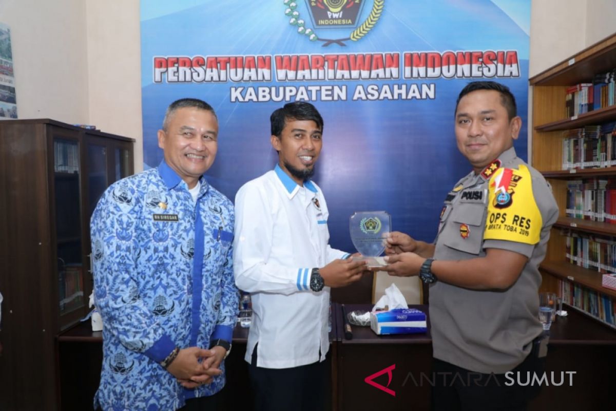 Kapolres ajak PWI Asahan turut jaga kamtibmas