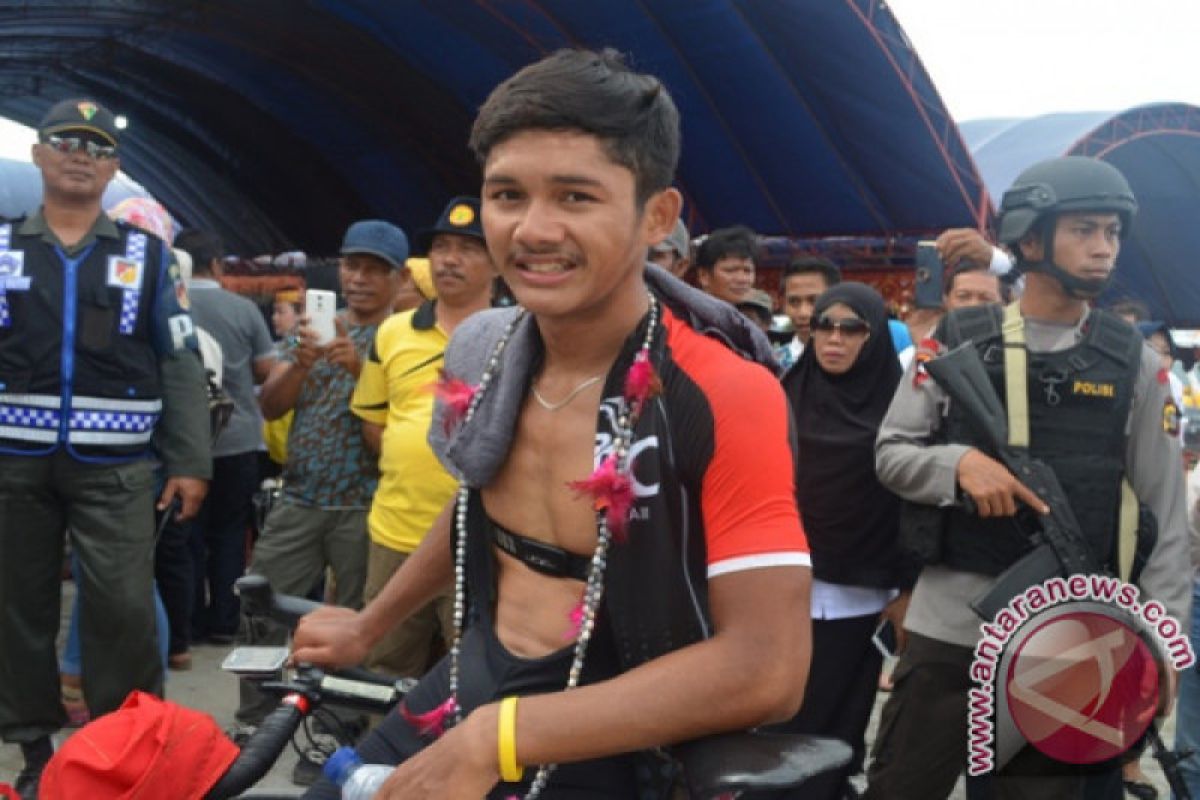 Jamal jadi pebalap Indonesia tercepat etape lima TdS 2018