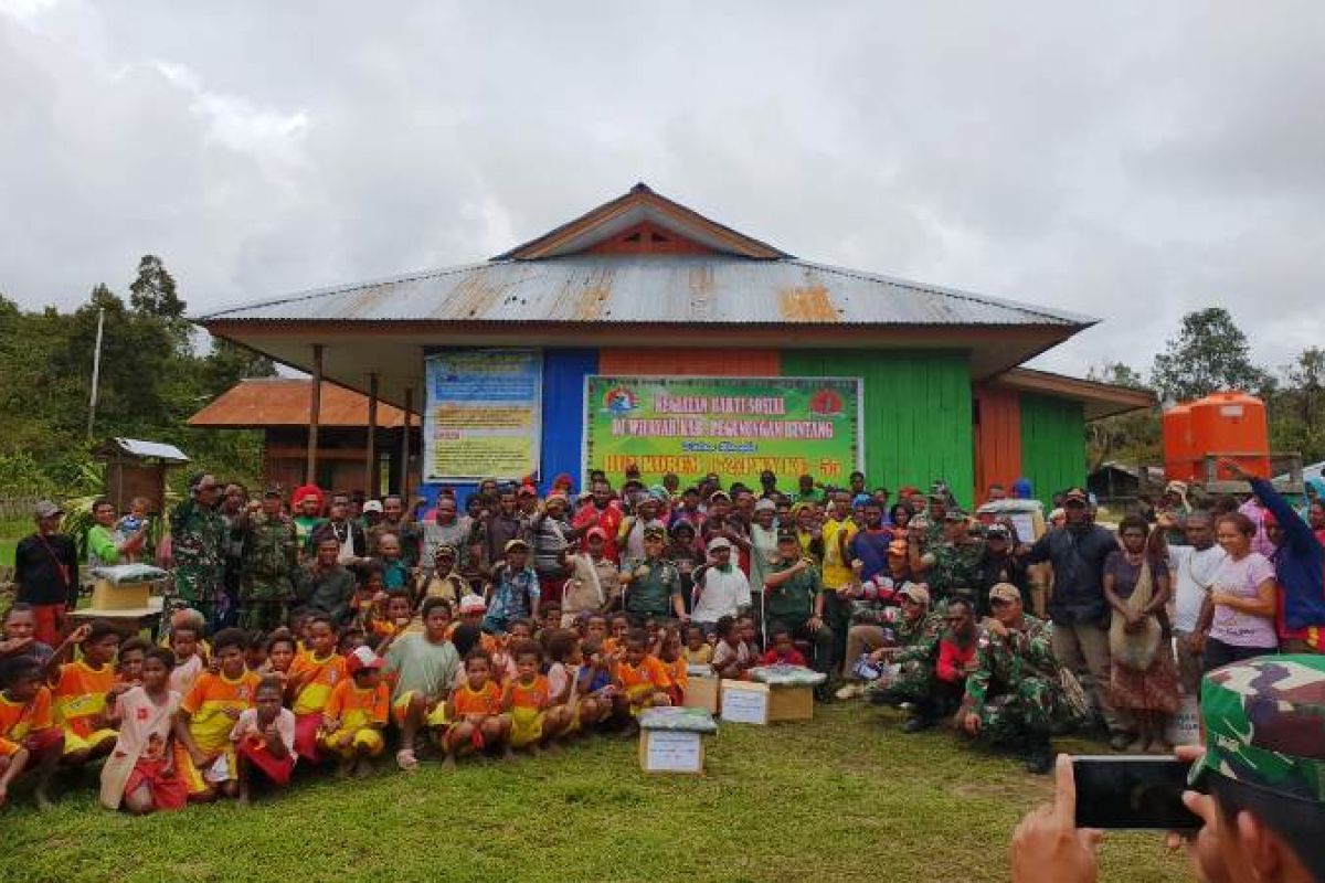 Kodim 1702/Jayawijaya gelar baksos di Pegunungan Bintang