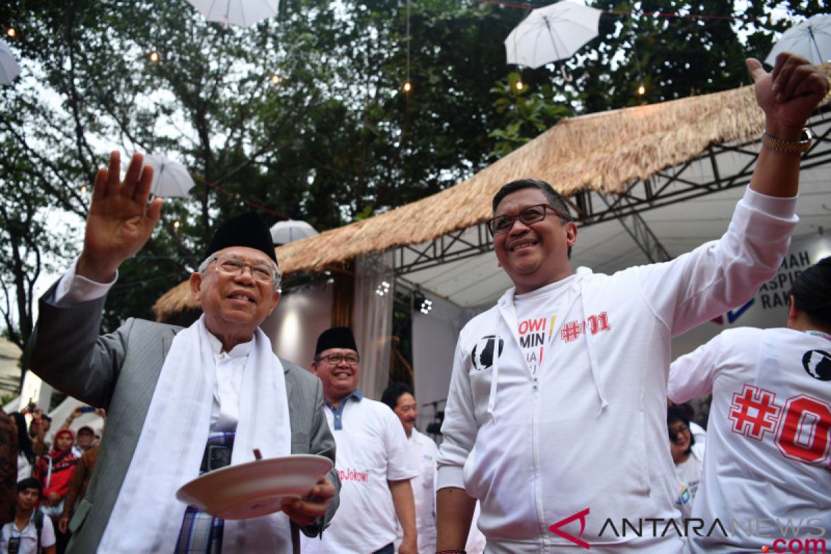 Jokowi-Ma'ruf Amin pair able to create food self-sufficiency: volunteers