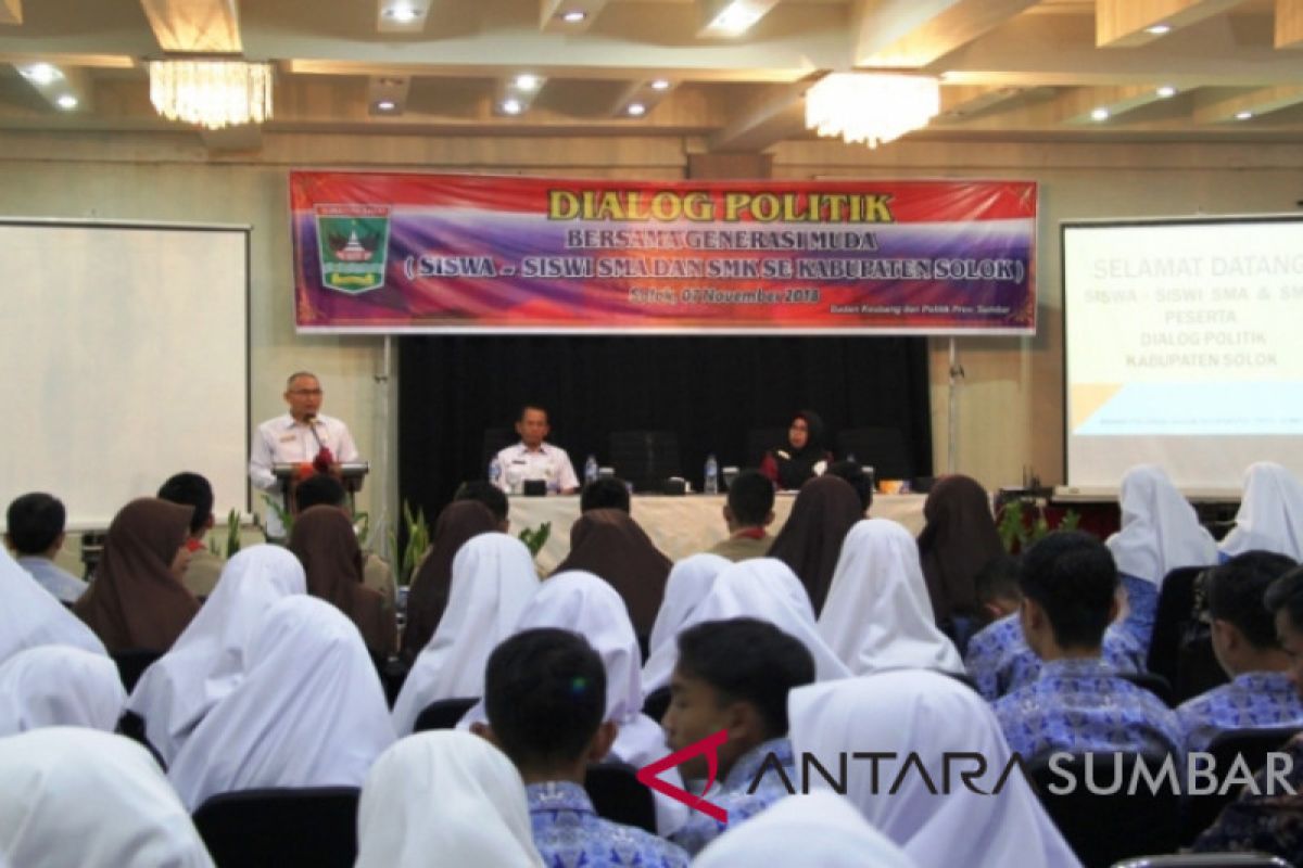 Pemkab Solok berikan pendidikan politik bagi pelajar